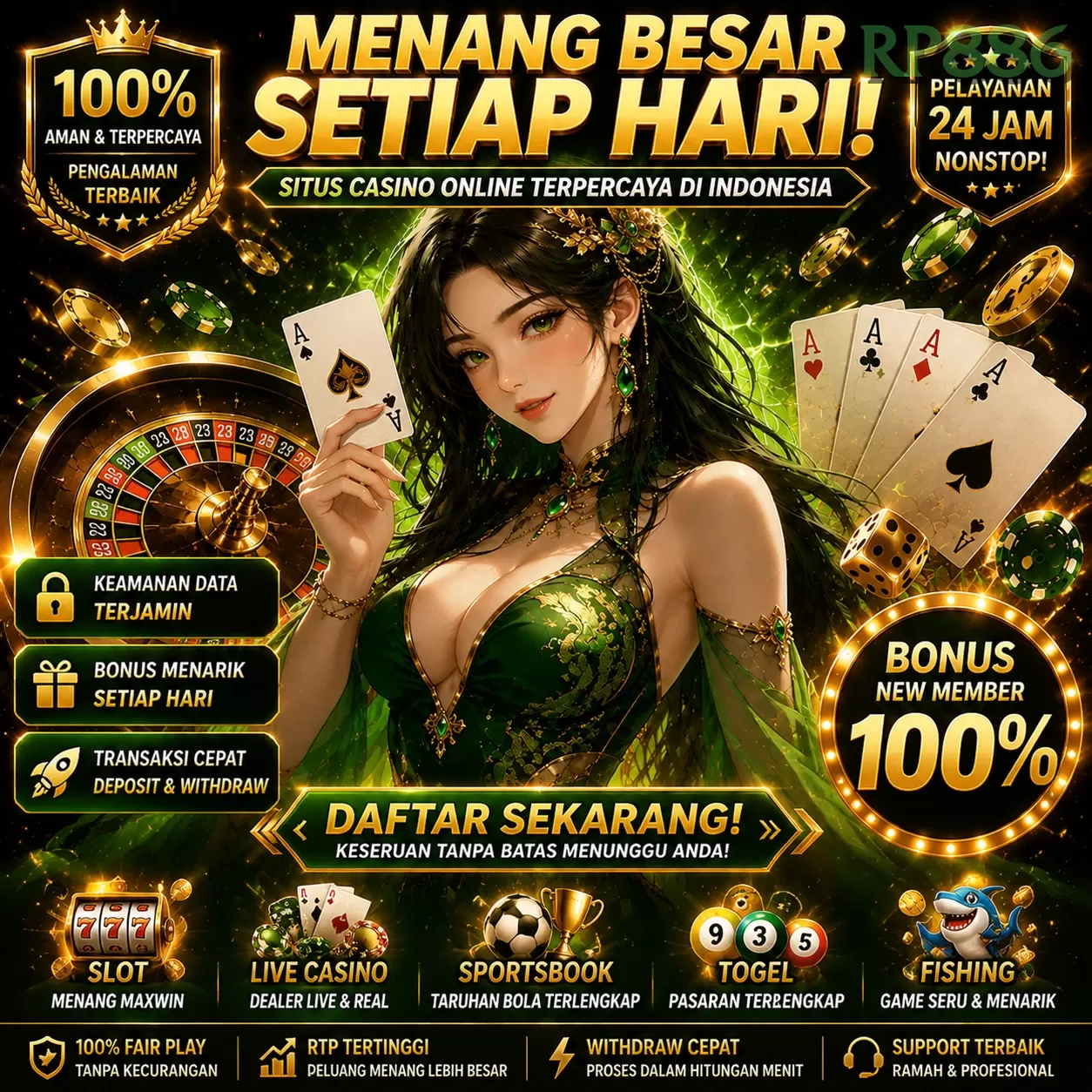 BONUS GARANSI KEKALAHAN SALDO KEMBALI 100_ promotion image